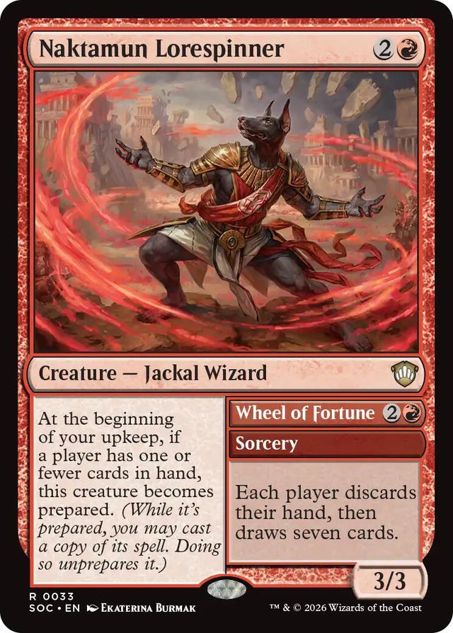 Image for Naktamun Lorespinner (33) (Commander: Secrets of Strixhaven) - Magic: The Gathering