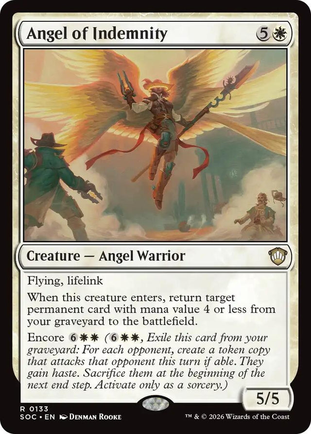 Image for Angel of Indemnity (133) (Commander: Secrets of Strixhaven) - Magic: The Gathering
