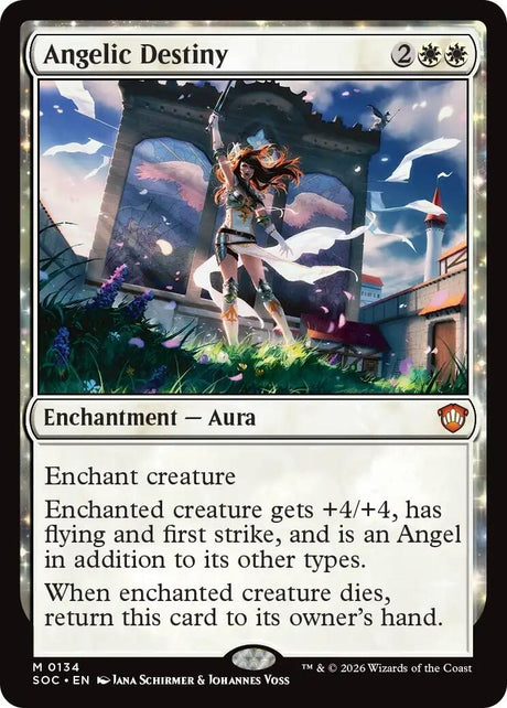Image for Angelic Destiny (134) (Commander: Secrets of Strixhaven) - Magic: The Gathering