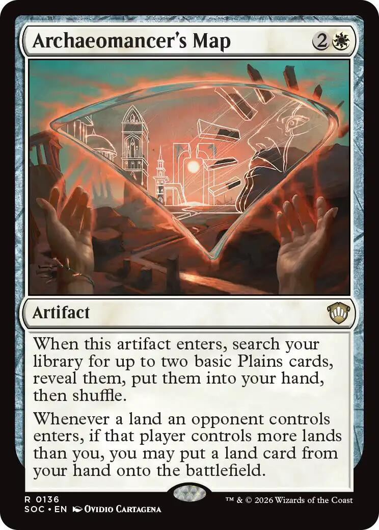 Image for Archaeomancer's Map (136) (Commander: Secrets of Strixhaven) - Magic: The Gathering