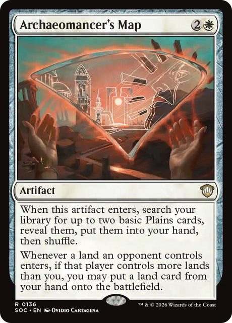 Image for Archaeomancer's Map (136) (Commander: Secrets of Strixhaven) - Magic: The Gathering