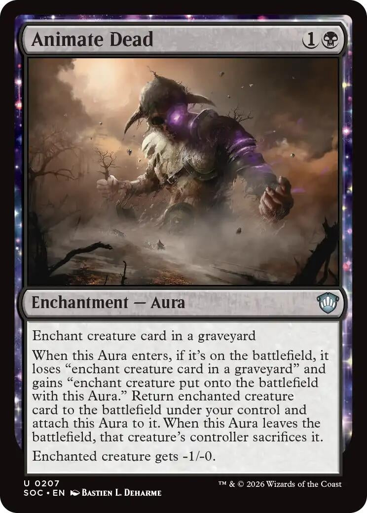 Image for Animate Dead (207) (Commander: Secrets of Strixhaven) - Magic: The Gathering