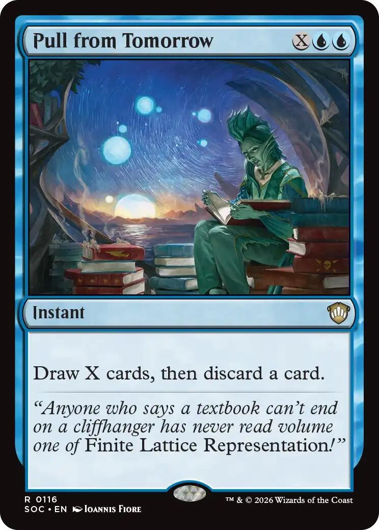 Image for Pull from Tomorrow (116) (Commander: Secrets of Strixhaven) - Magic: The Gathering
