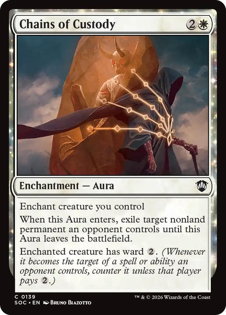 Image for Chains of Custody (139) (Commander: Secrets of Strixhaven) - Magic: The Gathering