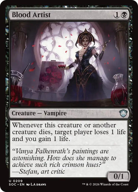 Image for Blood Artist (209) (Commander: Secrets of Strixhaven) - Magic: The Gathering