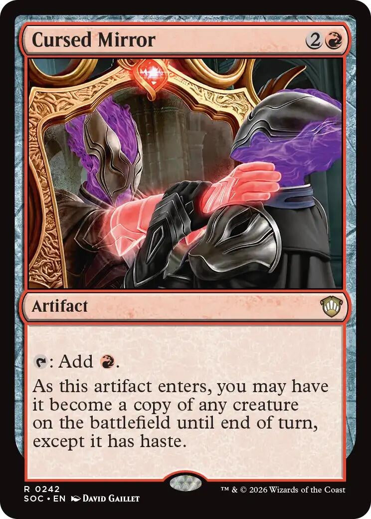 Image for Cursed Mirror (242) (Commander: Secrets of Strixhaven) - Magic: The Gathering