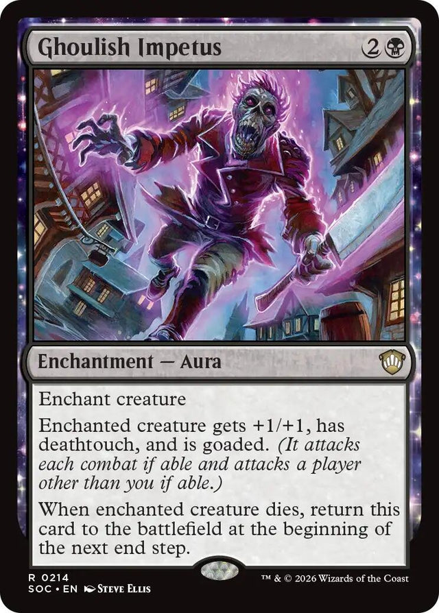 Image for Ghoulish Impetus (214) (Commander: Secrets of Strixhaven) - Magic: The Gathering