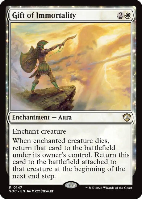 Image for Gift of Immortality (147) (Commander: Secrets of Strixhaven) - Magic: The Gathering