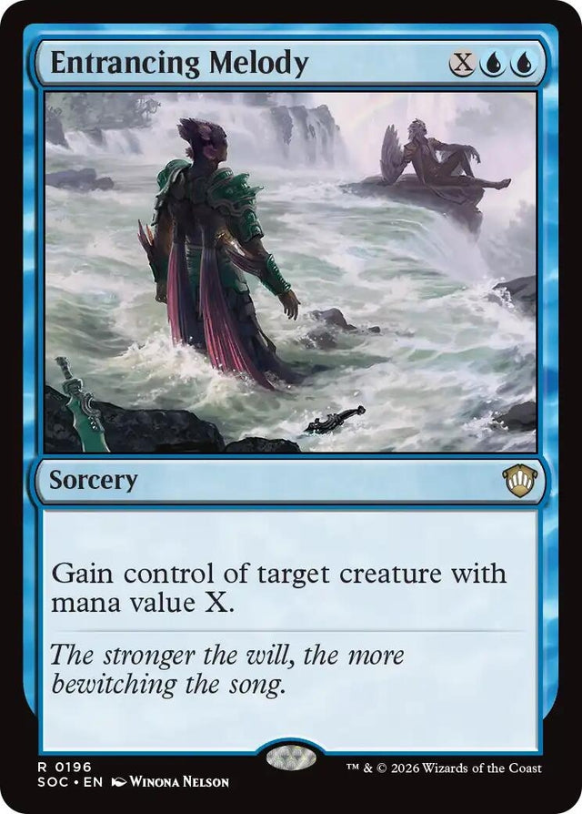Image for Entrancing Melody (196) (Commander: Secrets of Strixhaven) - Magic: The Gathering