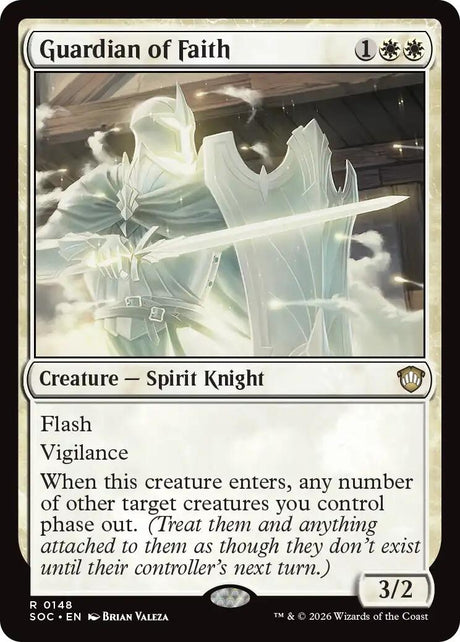 Image for Guardian of Faith (148) (Commander: Secrets of Strixhaven) - Magic: The Gathering