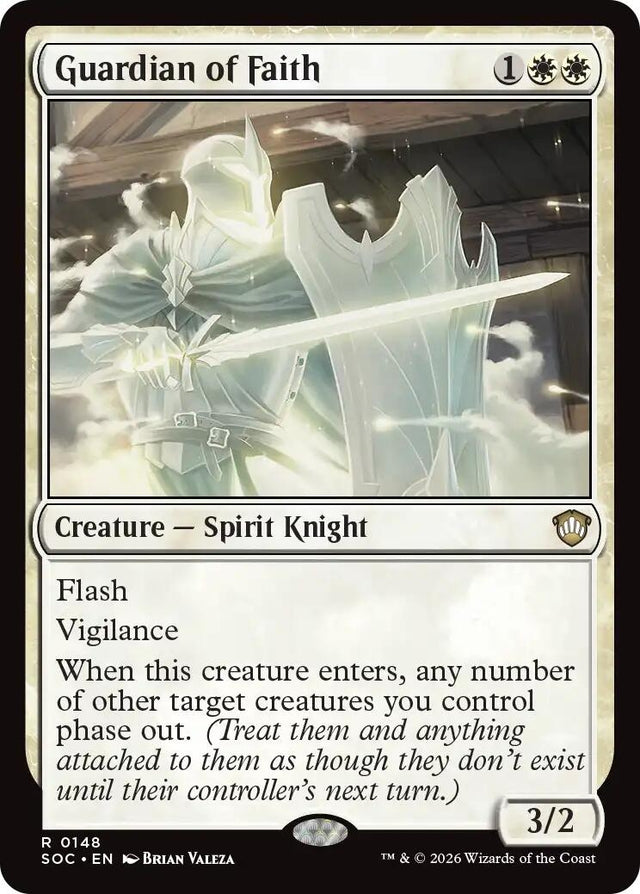 Image for Guardian of Faith (148) (Commander: Secrets of Strixhaven) - Magic: The Gathering