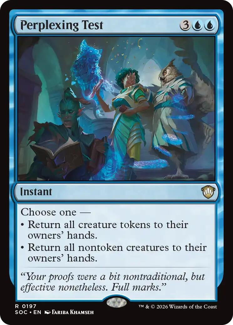 Image for Perplexing Test (197) (Commander: Secrets of Strixhaven) - Magic: The Gathering