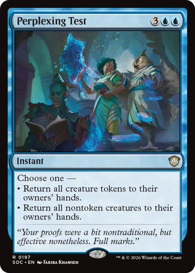 Image for Perplexing Test (197) (Commander: Secrets of Strixhaven) - Magic: The Gathering