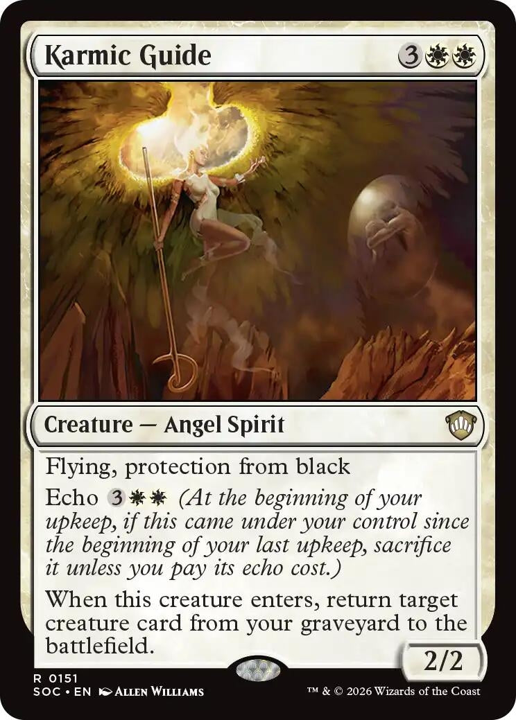 Image for Karmic Guide (151) (Commander: Secrets of Strixhaven) - Magic: The Gathering