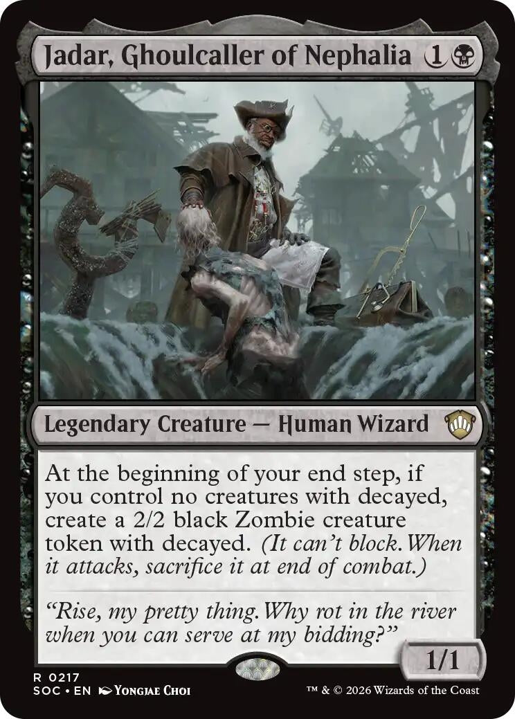 Image for Jadar, Ghoulcaller of Nephalia (217) (Commander: Secrets of Strixhaven) - Magic: The Gathering