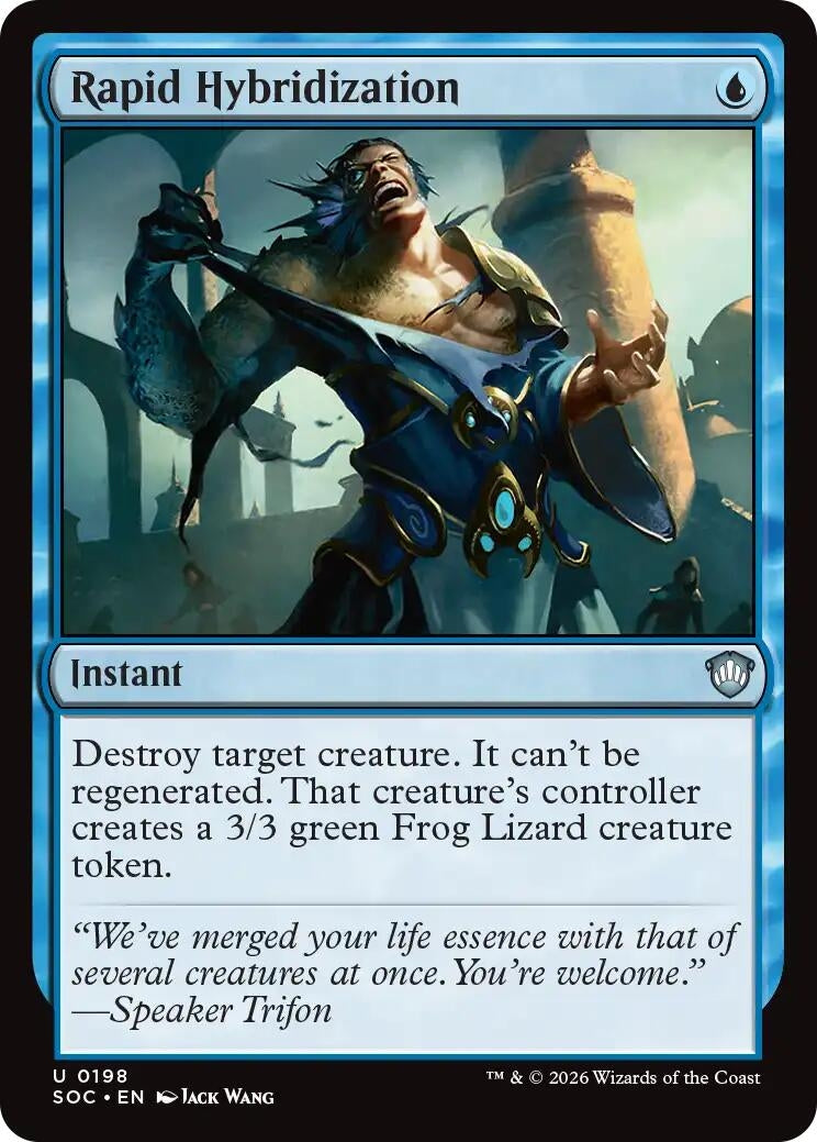 Image for Rapid Hybridization (198) (Commander: Secrets of Strixhaven) - Magic: The Gathering