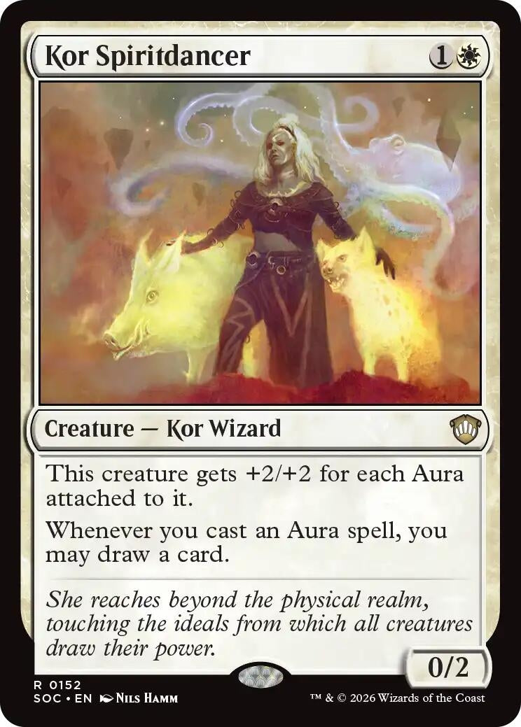 Image for Kor Spiritdancer (152) (Commander: Secrets of Strixhaven) - Magic: The Gathering