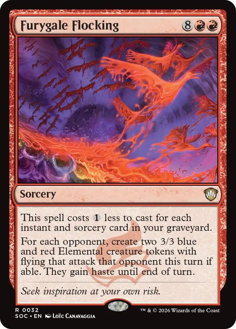 Image for Furygale Flocking (32) (Commander: Secrets of Strixhaven) - Magic: The Gathering