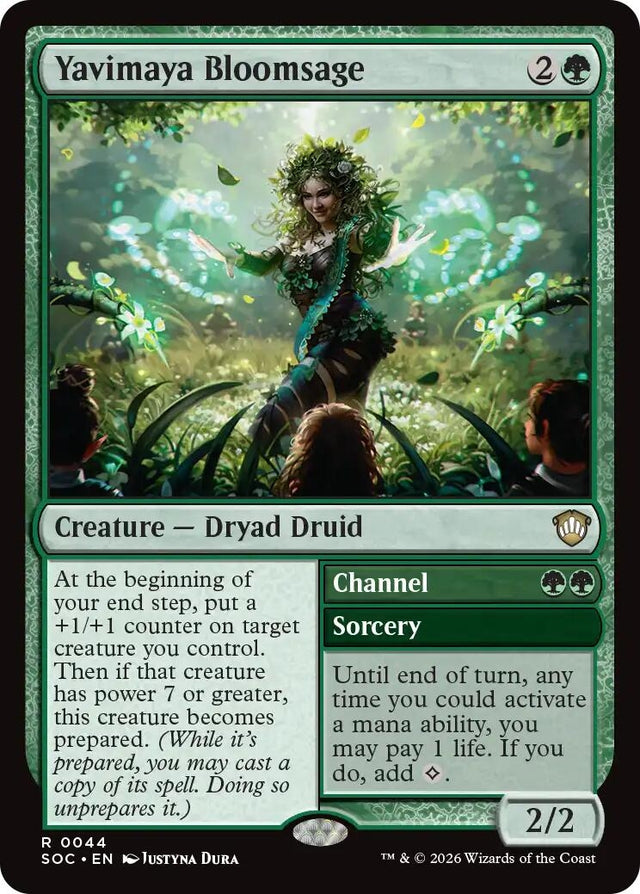 Image for Yavimaya Bloomsage (44) (Commander: Secrets of Strixhaven) - Magic: The Gathering