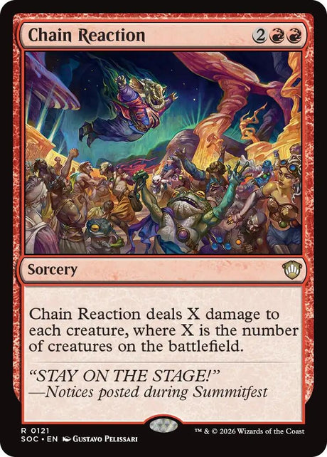Image for Chain Reaction (121) (Commander: Secrets of Strixhaven) - Magic: The Gathering