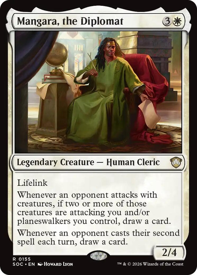 Image for Mangara, the Diplomat (155) (Commander: Secrets of Strixhaven) - Magic: The Gathering