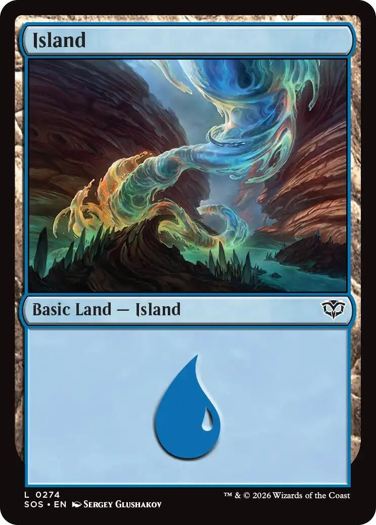 Image for Island (0274) (274) (Foil) (Secrets of Strixhaven) - Magic: The Gathering