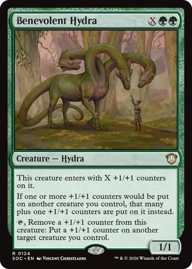 Image for Benevolent Hydra (124) (Commander: Secrets of Strixhaven) - Magic: The Gathering