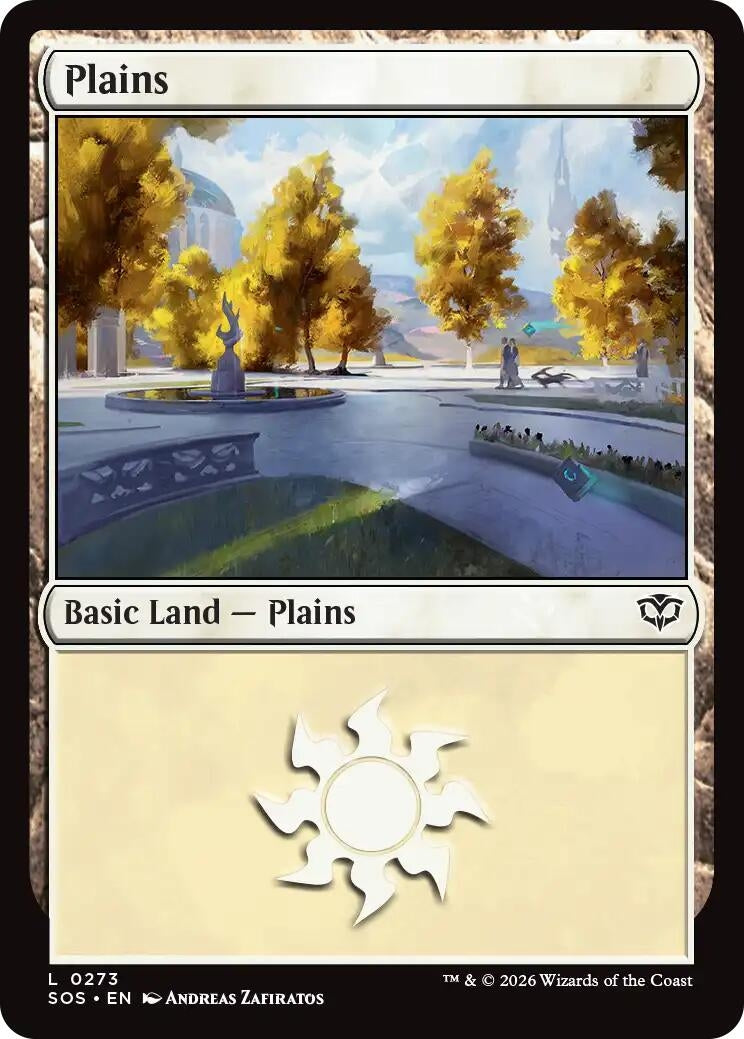 Image for Plains (0273) (273) (Foil) (Secrets of Strixhaven) - Magic: The Gathering
