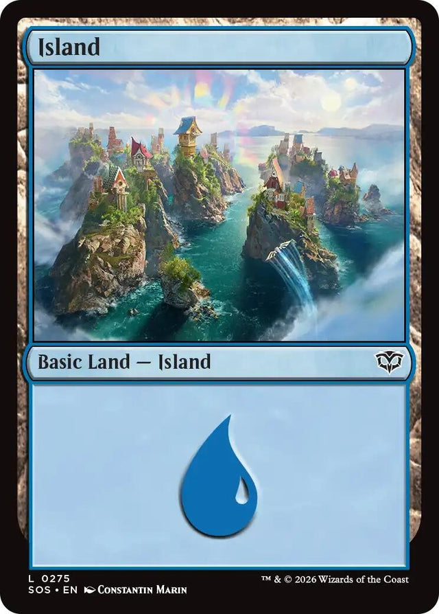 Image for Island (0275) (275) (Foil) (Secrets of Strixhaven) - Magic: The Gathering