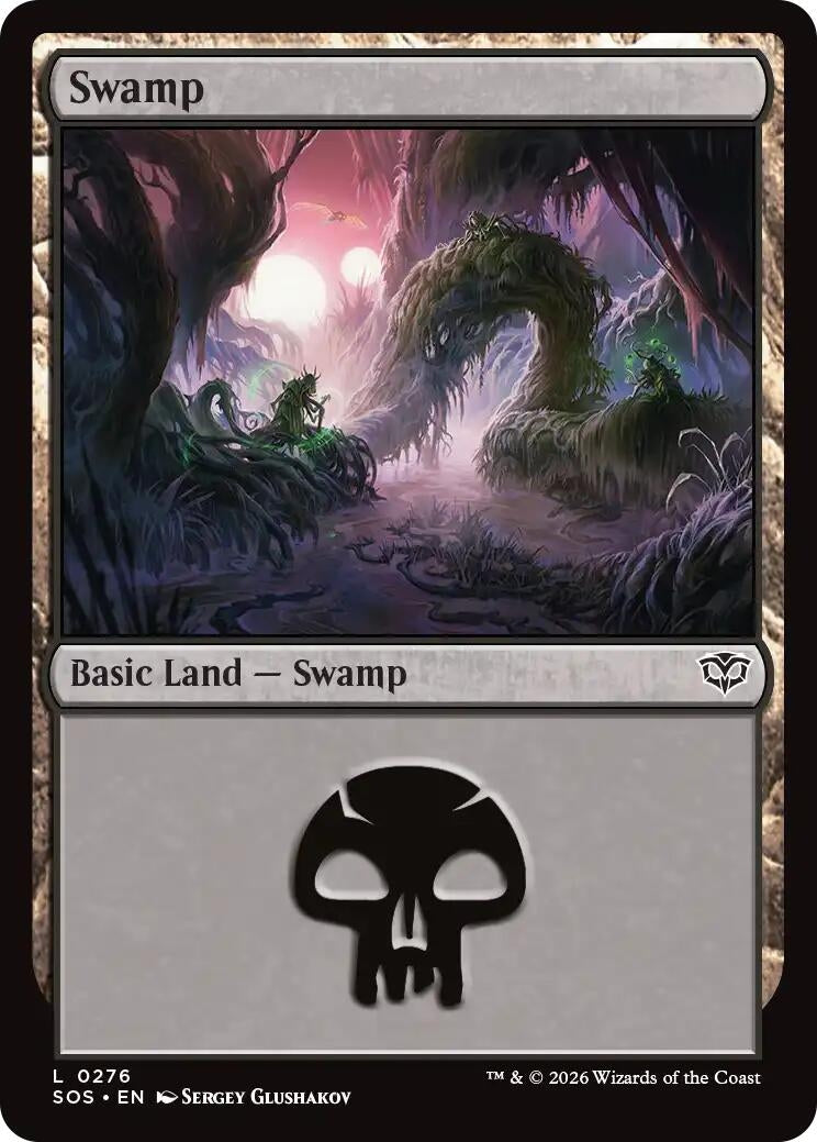 Image for Swamp (0276) (276) (Foil) (Secrets of Strixhaven) - Magic: The Gathering