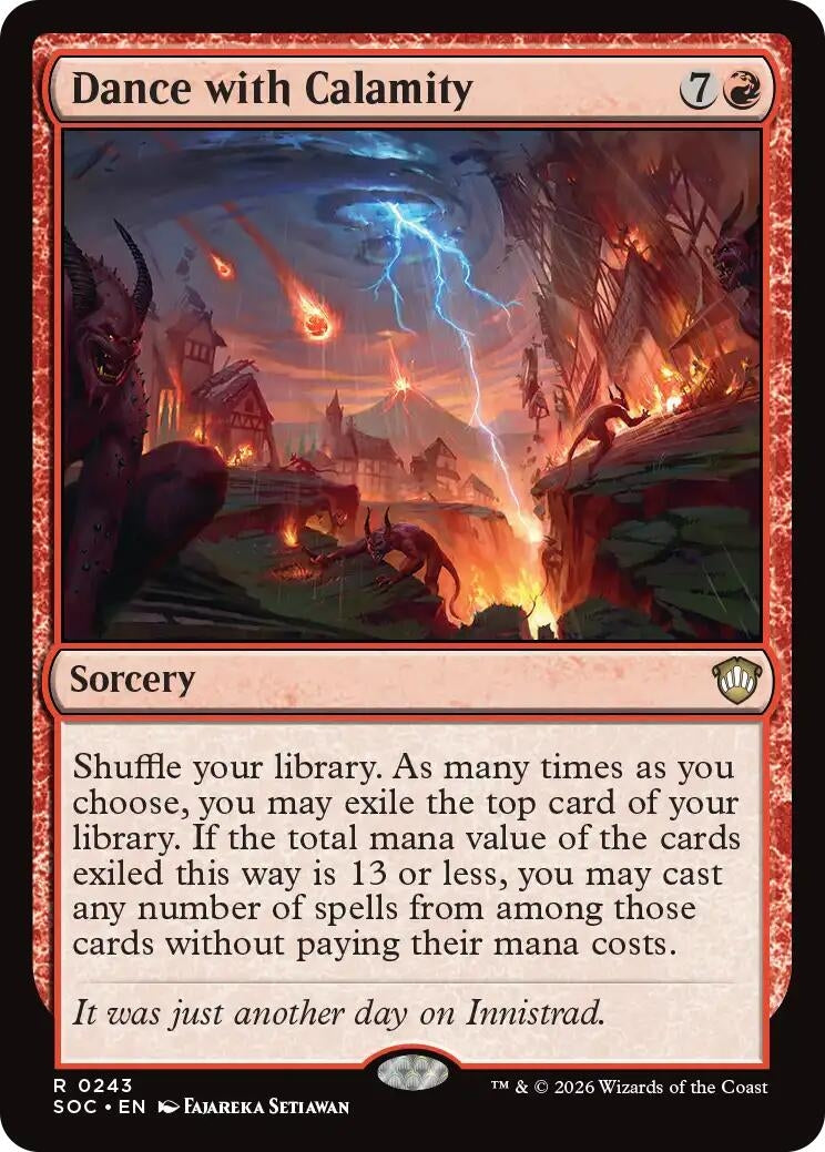 Image for Dance with Calamity (243) (Commander: Secrets of Strixhaven) - Magic: The Gathering
