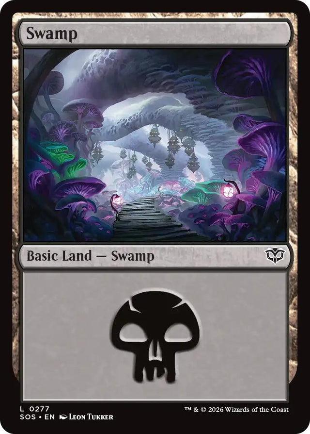 Image for Swamp (0277) (277) (Foil) (Secrets of Strixhaven) - Magic: The Gathering
