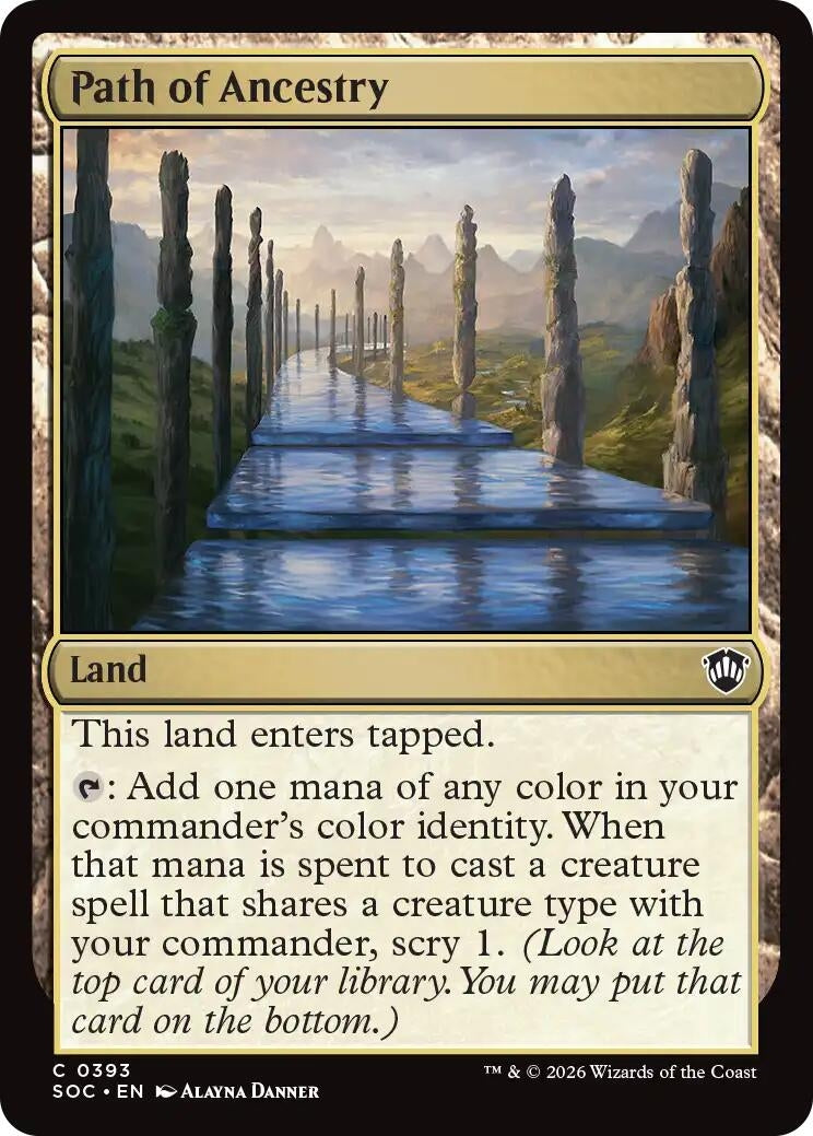 Image for Path of Ancestry (393) (Commander: Secrets of Strixhaven) - Magic: The Gathering