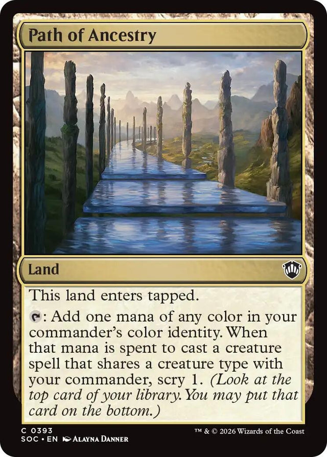 Image for Path of Ancestry (393) (Commander: Secrets of Strixhaven) - Magic: The Gathering