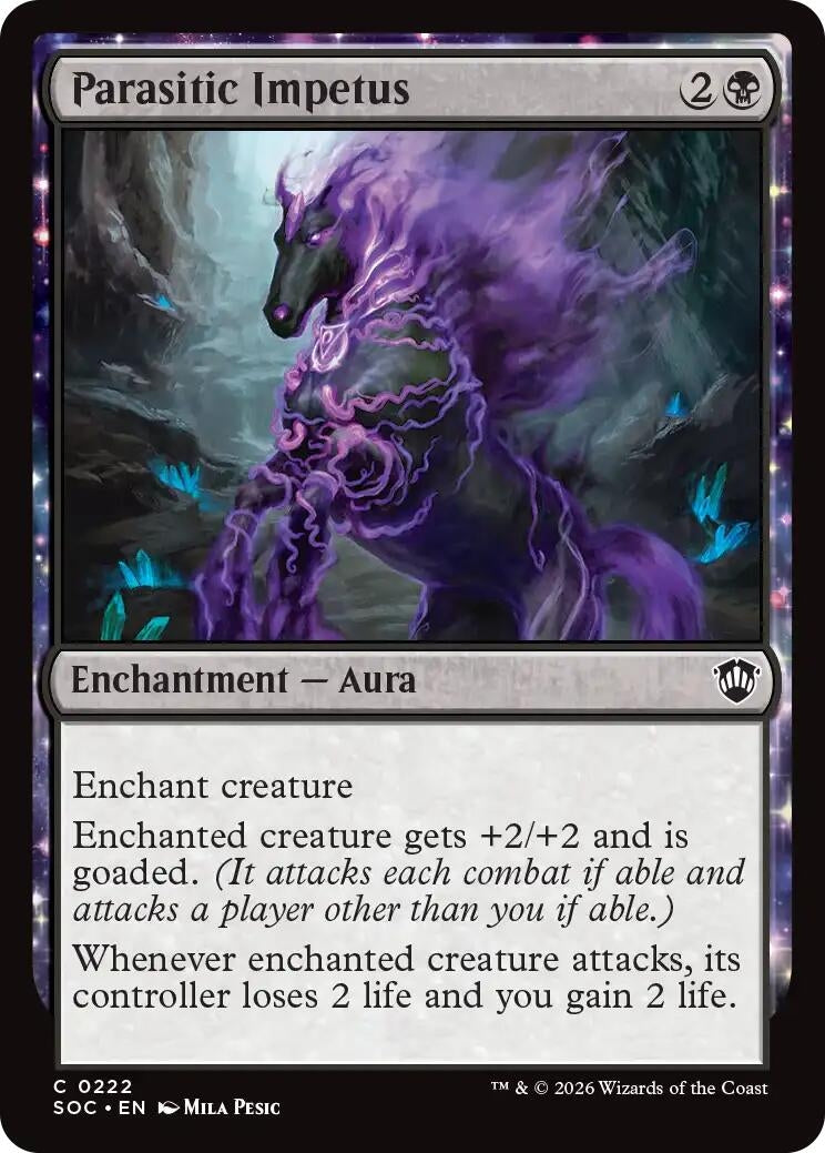 Image for Parasitic Impetus (222) (Commander: Secrets of Strixhaven) - Magic: The Gathering