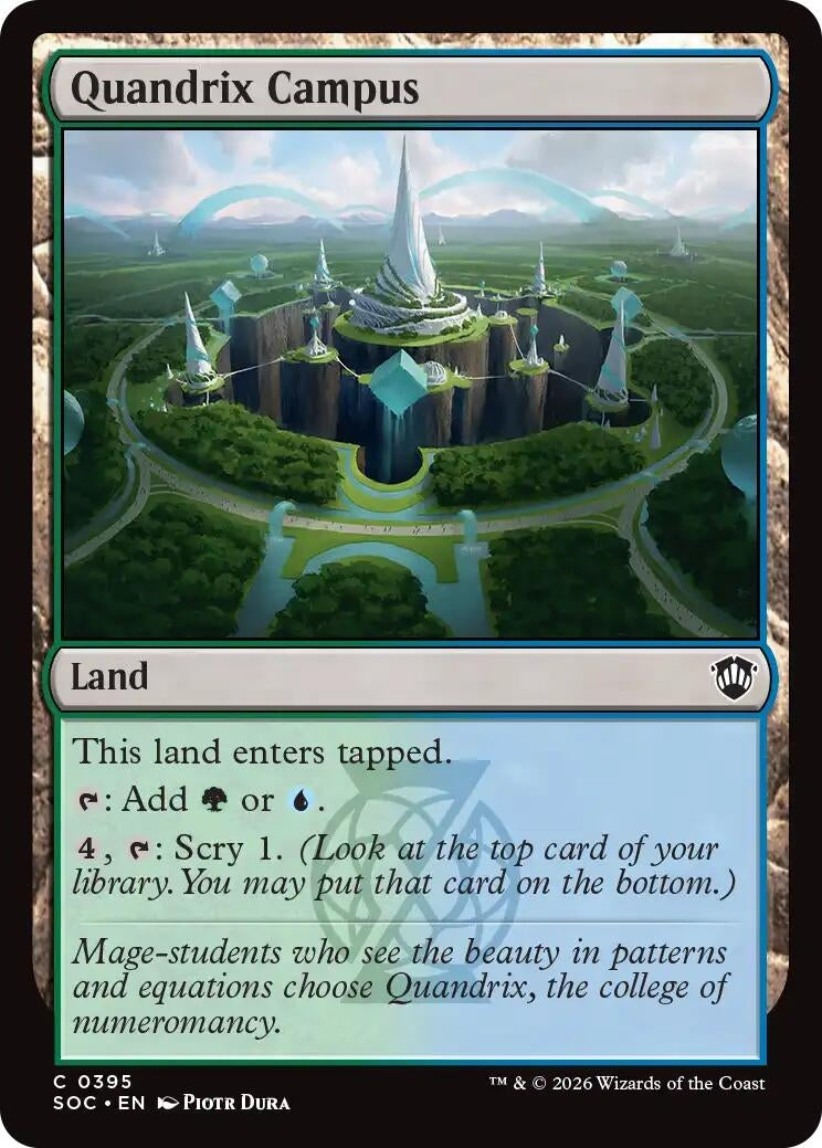 Image for Quandrix Campus (395) (Commander: Secrets of Strixhaven) - Magic: The Gathering