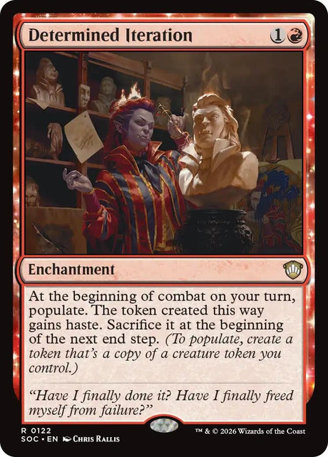 Image for Determined Iteration (122) (Commander: Secrets of Strixhaven) - Magic: The Gathering