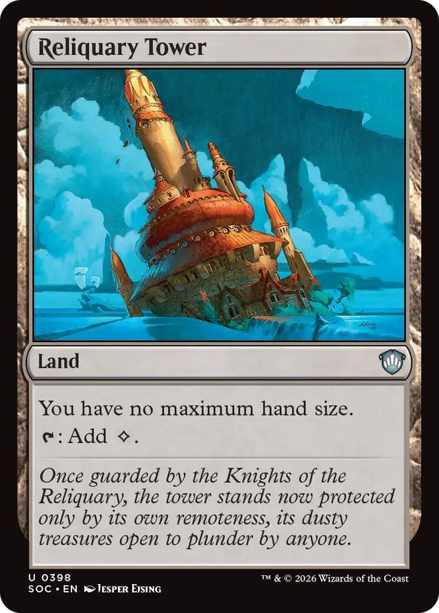 Image for Reliquary Tower (398) (Commander: Secrets of Strixhaven) - Magic: The Gathering