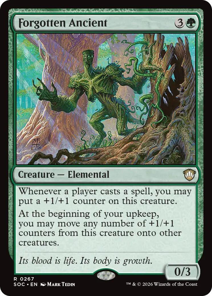 Image for Forgotten Ancient (267) (Commander: Secrets of Strixhaven) - Magic: The Gathering