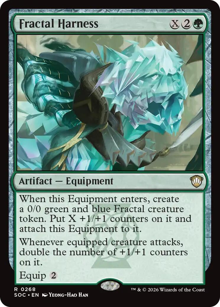 Image for Fractal Harness (268) (Commander: Secrets of Strixhaven) - Magic: The Gathering
