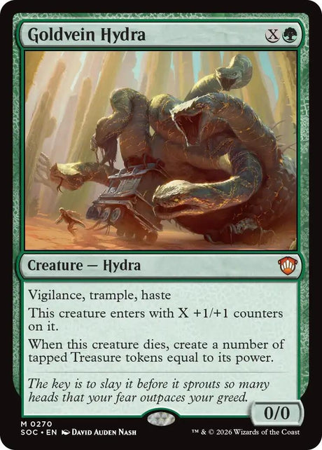 Image for Goldvein Hydra (270) (Commander: Secrets of Strixhaven) - Magic: The Gathering
