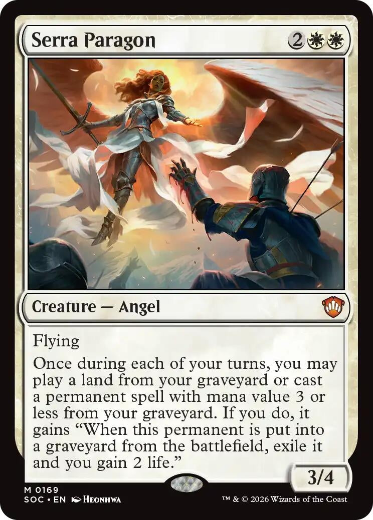 Image for Serra Paragon (169) (Commander: Secrets of Strixhaven) - Magic: The Gathering