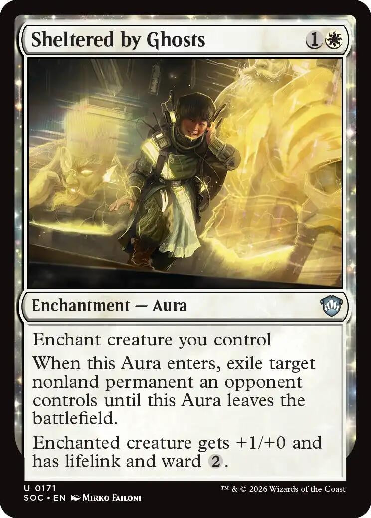 Image for Sheltered by Ghosts (171) (Commander: Secrets of Strixhaven) - Magic: The Gathering