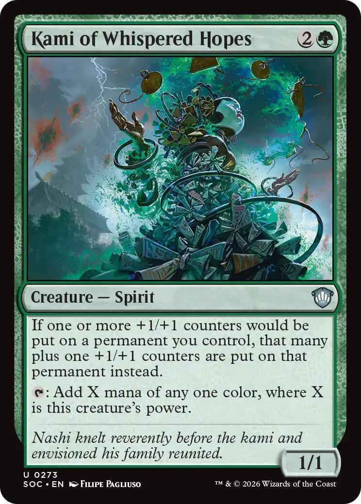 Image for Kami of Whispered Hopes (273) (Commander: Secrets of Strixhaven) - Magic: The Gathering
