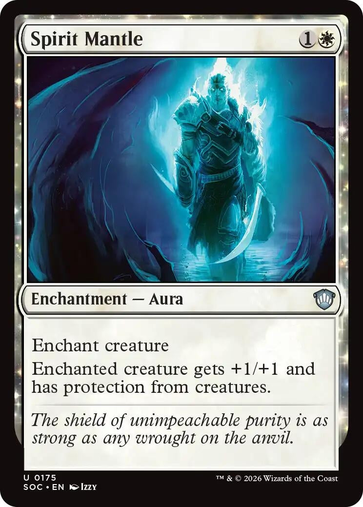 Image for Spirit Mantle (175) (Commander: Secrets of Strixhaven) - Magic: The Gathering