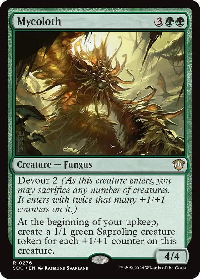 Image for Mycoloth (276) (Commander: Secrets of Strixhaven) - Magic: The Gathering