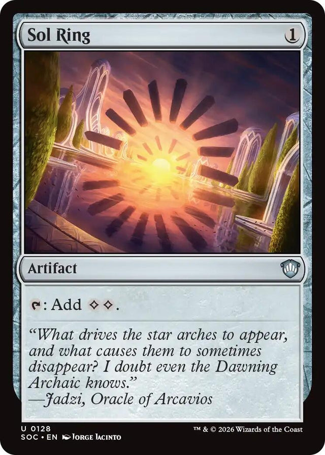 Image for Sol Ring (128) (Commander: Secrets of Strixhaven) - Magic: The Gathering
