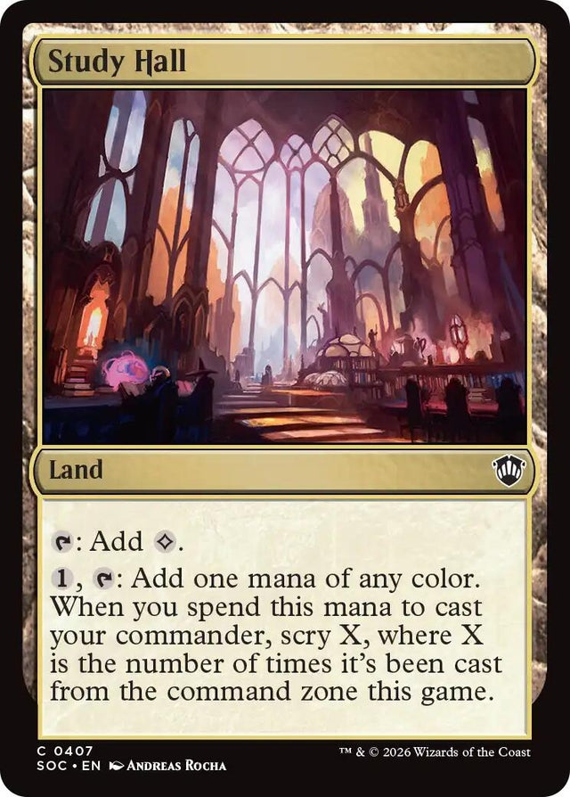 Image for Study Hall (407) (Commander: Secrets of Strixhaven) - Magic: The Gathering