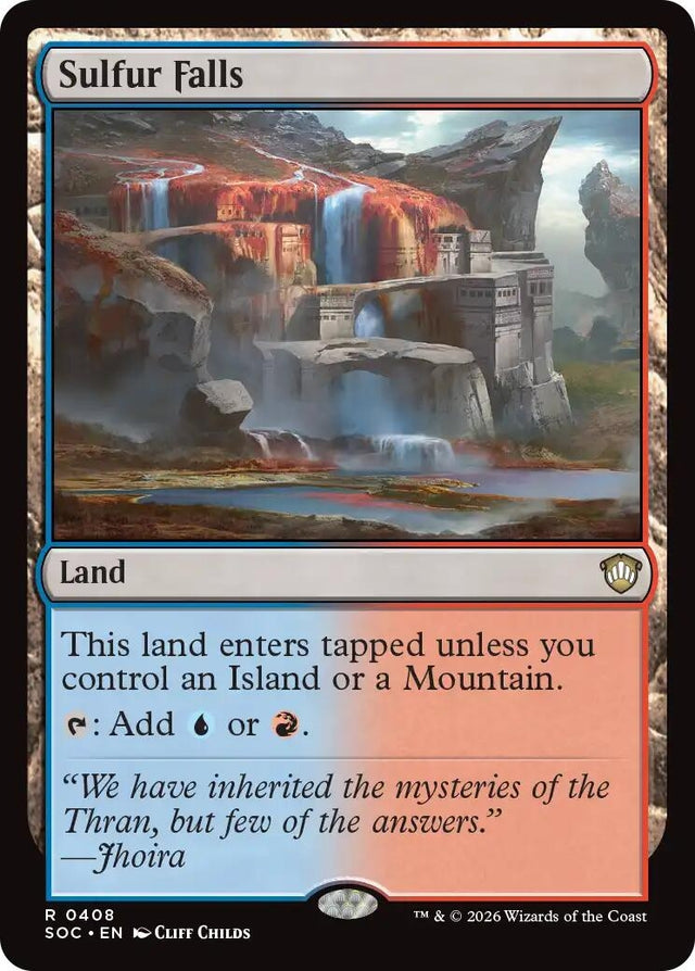 Image for Sulfur Falls (408) (Commander: Secrets of Strixhaven) - Magic: The Gathering
