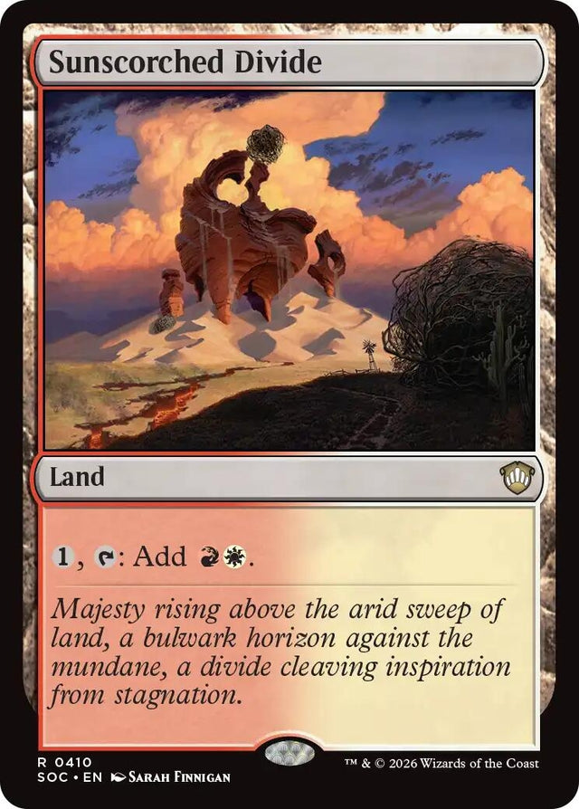 Image for Sunscorched Divide (410) (Commander: Secrets of Strixhaven) - Magic: The Gathering